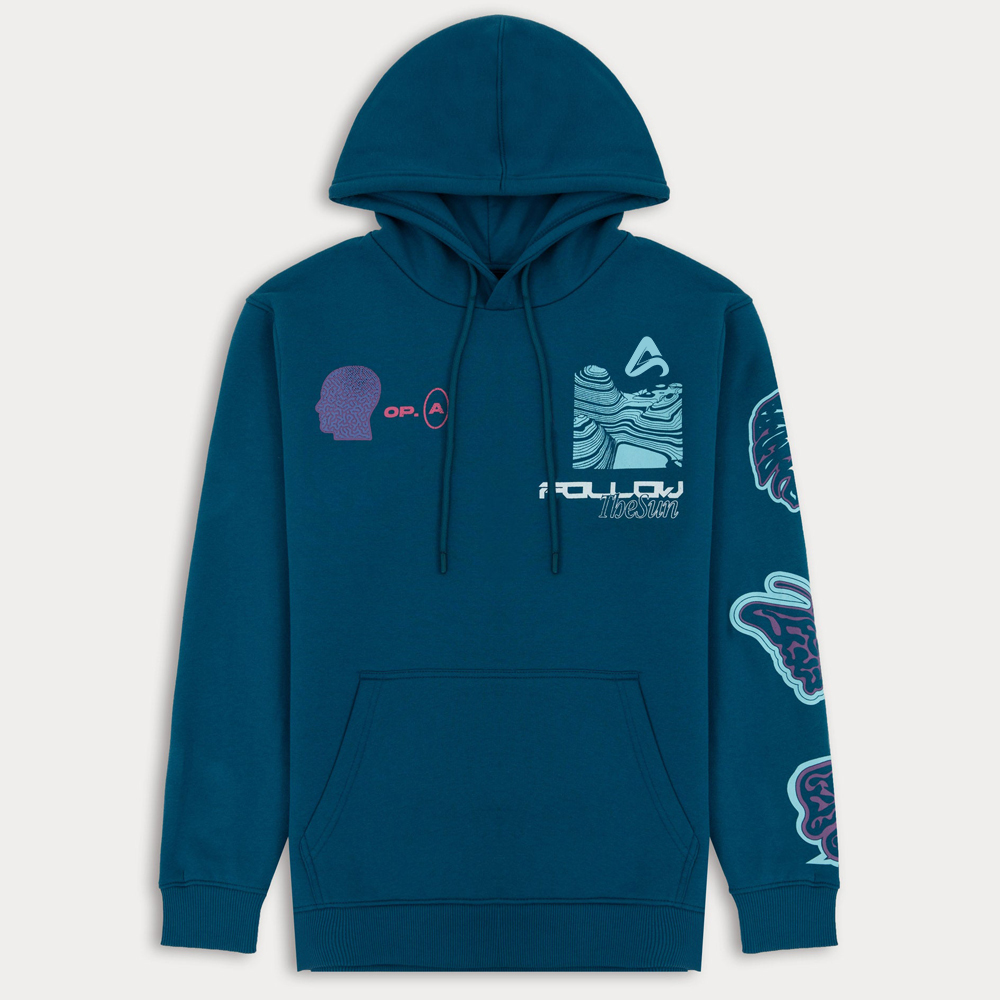 Trendy Men’s Hooded Sweatshirt