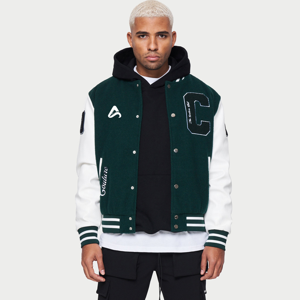 Embroidered Varsity Jacket